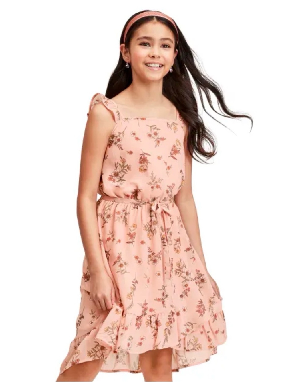 The Children's Place Pink Floral Ruffle Sundress